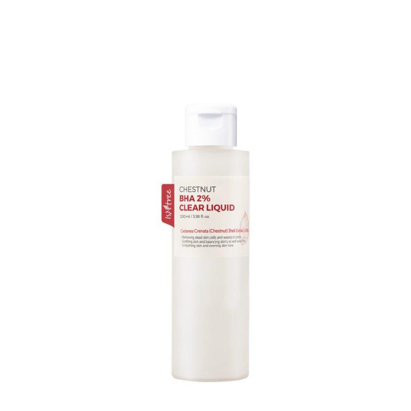 Пілінг-тонер з BHA кислотою і екстрактом каштану Isntree Chestnut BHA 2% Clear Liquid 2 ml
