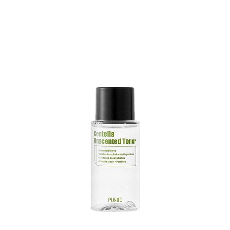 Мініатюра тонера з центеллою без олій Purito Centella Unscented Toner 30 ml