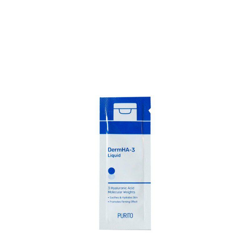 Тестер тонера зволожувального з гіалуроновою кислотою Purito DermHA-3 Liquid 1 ml