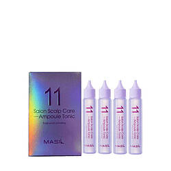 Тонік для шкіри голови освіжаючий Masil 11 Salon Scalp Care Ampoule Tonic 30ml - 4 шт