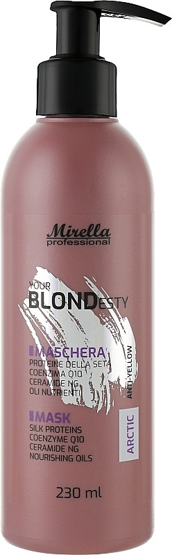 Маска для арктичних відтінків блонд Mirella Arctic Your Blondesty Hair Mask