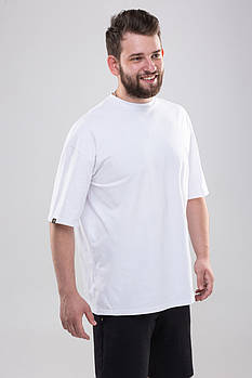Футболка оверсайз Vsetex Біла L-XL