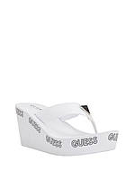 Женские вьетнамки Guess шлепанцы на платформе с логотипоморигинал