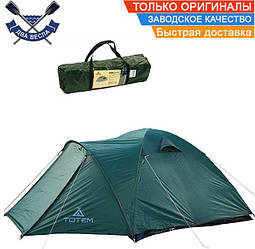 Двошаровий намет для трьох Totem Indi туристичні намети тримісні Totem однокімнатний кемпінговий намет трьохсезонний 1 вхід
