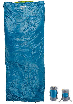 Літній спальний мішок-ковдра Pinguin Lite Blanket CCS 190, Right Zip (Petrol), фото 1