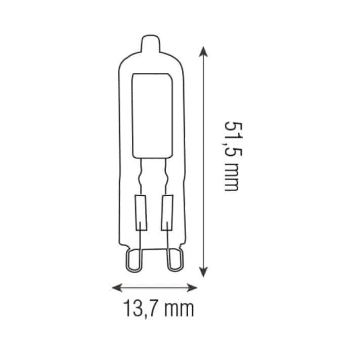 Світлодіодна лампа EXA-3 3W G9 6400К HOROZ ELECTRIC 001-047-0003-010