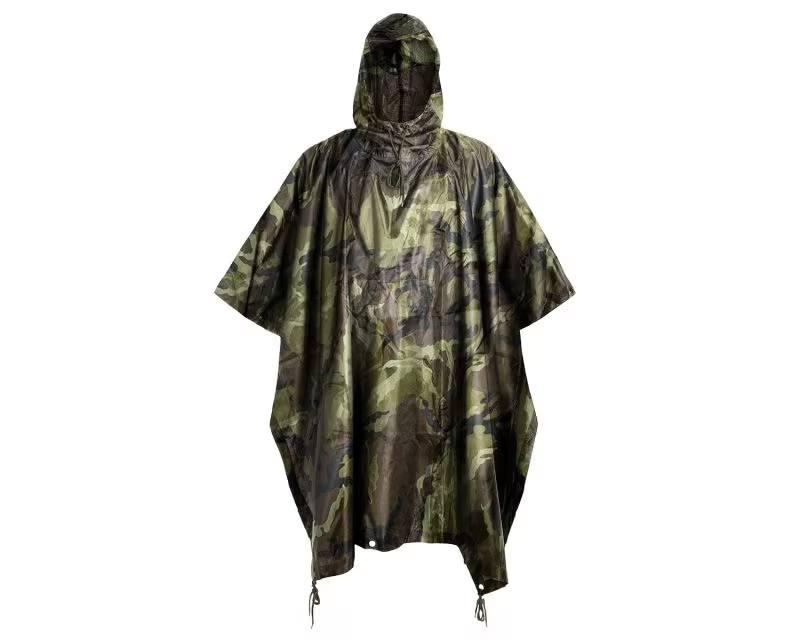 Пончо, тактичний дощовик, армійський MFH RipStop - M95 CZ Camo