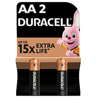 Батарейка Duracell LR06 MN1500 Black АА, блістер (2шт)