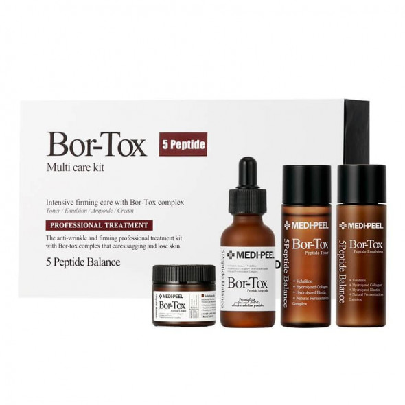Набір ліфтинг-засобу проти зморщок Medi-Peel Peptide-TOX 5 Peptide Multi Care Kit 30ml*3ea 50g*1ea
