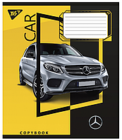 Зошити кольорові Зошит шкільний 24 аркуші клітинка YES Colour car Тверда обкладинка 765822
