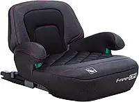 Удобный бустер автокресло со спинкой FreeON Cosmo Plus Black Isofix 22-36 кг черного цвета