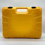 Шурупокрут з інструментом Nowa Dewalt Tool Set 12 В акумуляторний ударний дриль Девольт у валізі Yellow, фото 2
