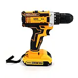 Шурупокрут з інструментом Nowa Dewalt Tool Set 12 В акумуляторний ударний дриль Девольт у валізі Yellow, фото 10
