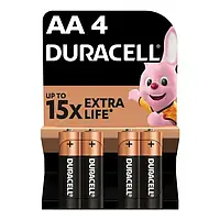 Батарейка Duracell LR06 MN1500 Black АА, блистер (4шт)