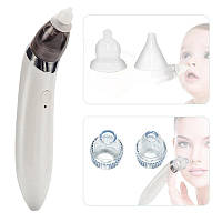 Назальный аспиратор электронный "Infant electric nasal absorber" Белый, аспиратор для детей/новорожденных (TL)