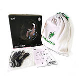 Бездротові геймерські навушники Kotion Each G2000BT Pro зі знімним мікрофоном (Чорно-синій), фото 5