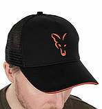 Кепка Fox Collection trucker Black and Orange, фото 2