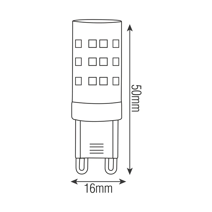 Світлодіодна лампа PETA-6 6W G9 6400K HOROZ ELECTRIC 001-045-0006-010