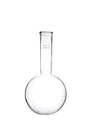 Колба плоскодонна без шліфа 3000 мл, д.45, Boro 3.3