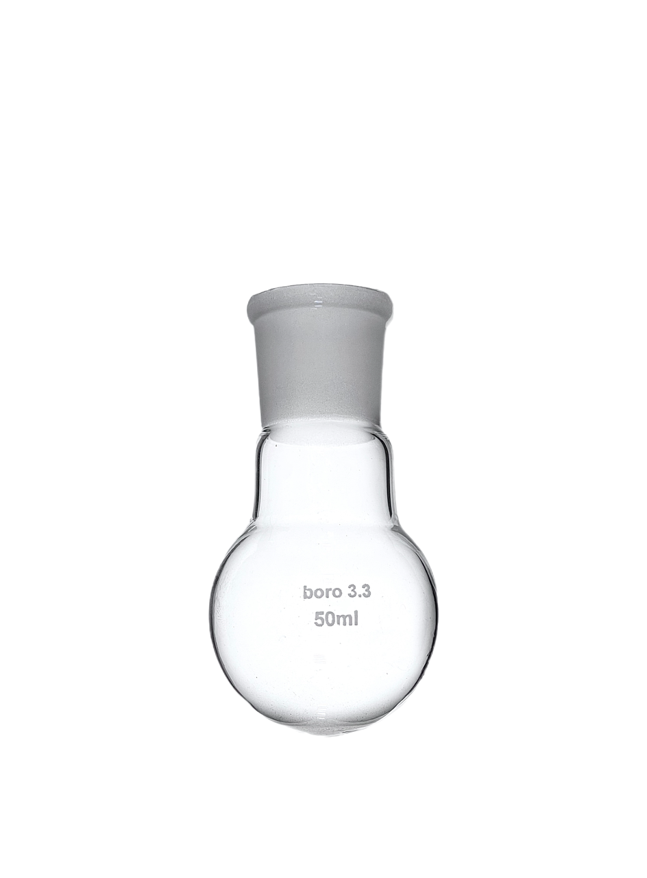 Колба круглодонна 50 мл зі шліфом 29/32, Boro 3.3