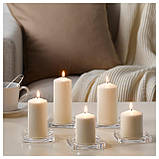 Набір свічкок без запаху IKEA FENOMEN 5 шт 803.779.37, фото 2