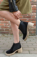 Стильні замшеві жіночі черевики Челсі MONACO-2 (демі/зима)