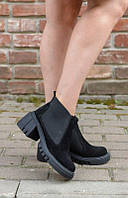 Стильні замшеві жіночі черевики Челсі MONACO-2 (демі/зима)