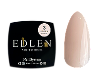 Гель для наращивания ногтей Edlen Builder Gel №3 (бежевый),30 мл