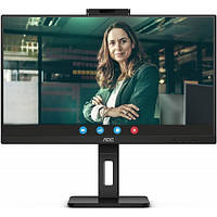 Монитор 27" AOC Q27P3QW QHD IPS 75Hz 4мс 2xHDMI DP USB-hub webcam HAS Pivot колонки черный