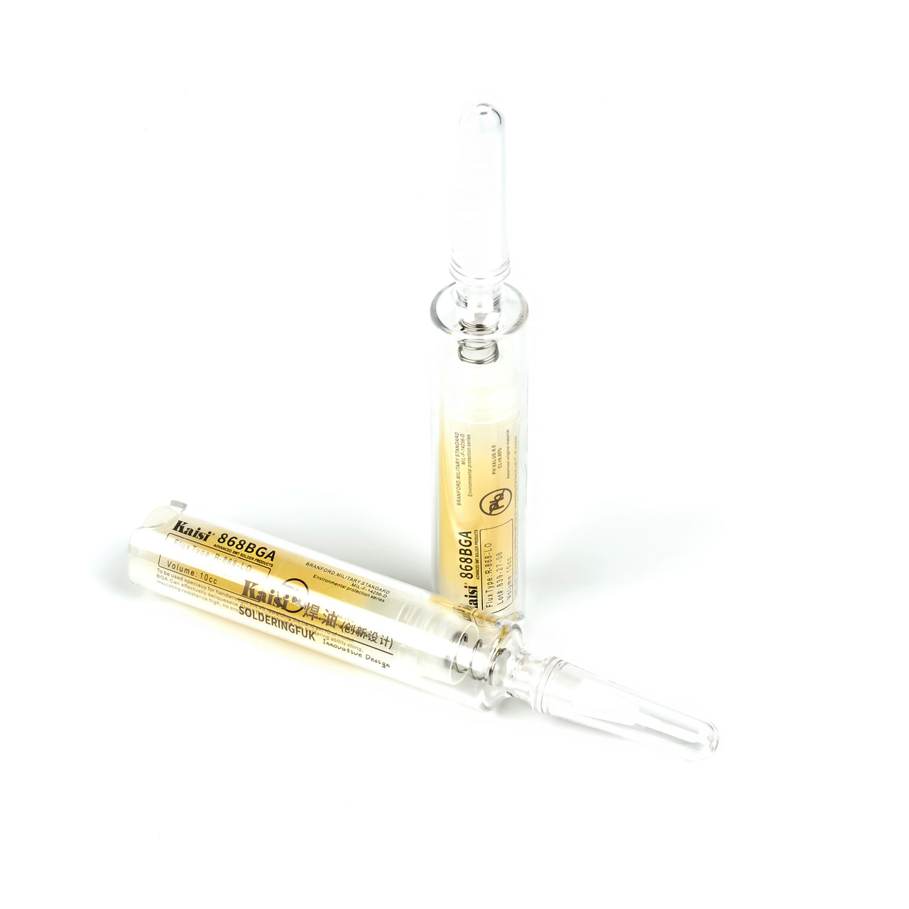 Паста флюс KAISI 868BGA R-868-LO (10 мл) безвідмивальна, новий дизайн
