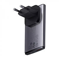 Зарядний пристрій для ноутбуків та телефонів Baseus GaN5 Pro Ultra-Slim 65W (Type-C + USB) серый (CCGP150113), фото 7