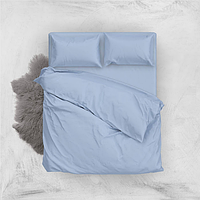 Простирадло Євро 220х240 Блакитний однотон Бязь Голд Люкс