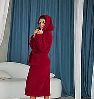 Теплый красивый женский махровый халат 46-56 р, доставка по Украине Укрпочта,НП