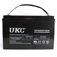 Гелевый аккумулятор 100 ампер UKC Battery Аккумулятор 12 вольт гелевый Аккумулятор гелевый 100 ампер