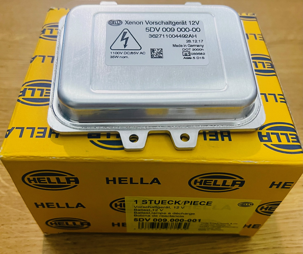 Оригінальний блок розпалювання ксенону Hella 5DV 009.000-001 / 5DV 009 000-00 / 5DV009000-00 / 5DV00900000