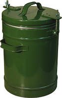 Термо-ведро | термос пищевой армейский большой нержавеющая сталь (алюминиевая колба) | 36 литров | зелёный