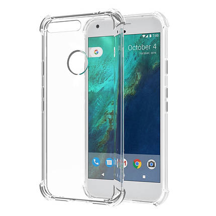 Чохол WXD силіконовий протиударний для Google Pixel 3A / прозорий, фото 1