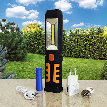 3 в 1 Лампа Ліхтар PowerBank з магнітом та підвіскою, фото 1