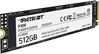 Накопичувач SSD M2 512Gb Patriot P300 PCI Express 3.0 x4 (P300P512GM28)