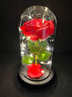 Вечна роза с Led подсветкой Красная OM227
