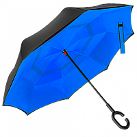Зонт обратного сложения UP-brella Синий OM227
