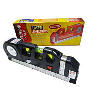 Лазерный Уровень Laser Level Pro 3 Со Встроенной Рулеткой