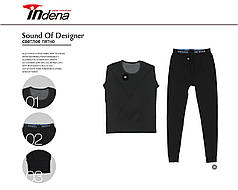 Чоловіча термобілизна кофта та штани чорний Марка "INDENA" Арт.221001