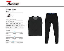 Чоловіча термобілизна кофта та штани чорний Марка "INDENA" Арт.221001, фото 6