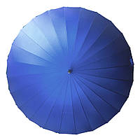 Зонт женский Lesko T-1001 Blue 24 спицы механический ветрозащитный от дождя