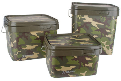 Відро Sonik Camo Square Bucket 10l