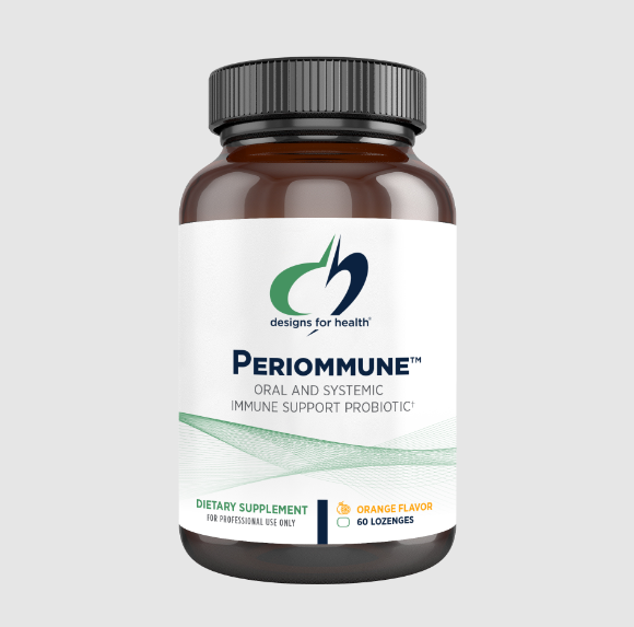 Designs for Health Periommune / Пробіотики для здоров'я порожнини рота 60 льодяників