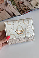 Кошелёк женский Guess оригинал Mandarina Small Trifold Wallet Гесс белый