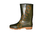 Чоботи ПВХ зелені високі 46, фото 2