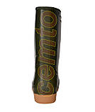 Чоботи ПВХ зелені високі 46, фото 3